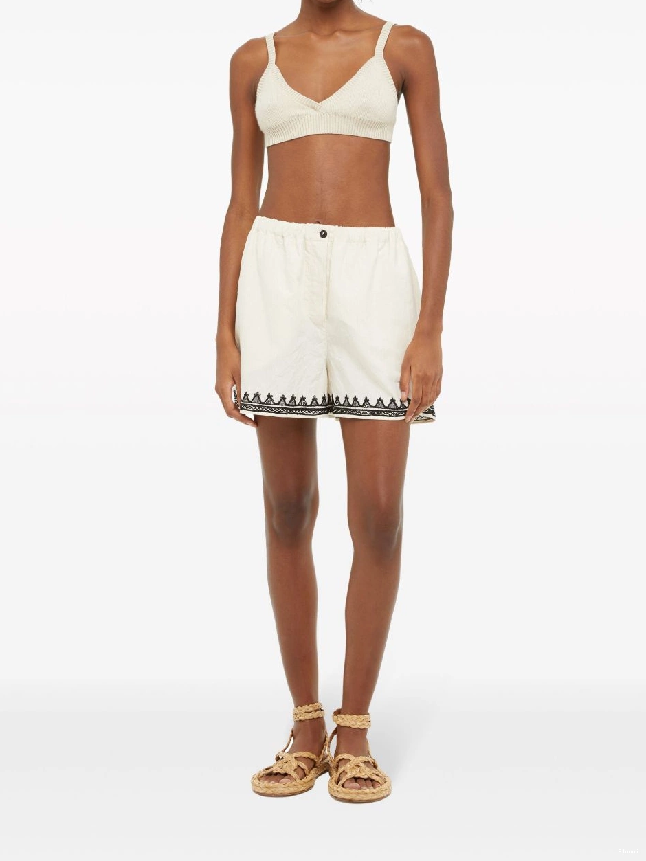 Affordable Women Akasha cotton-blend shorts Alanui 0324
